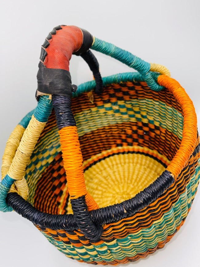 African Small Round basket/Bolga Round Basket/Ghana basket