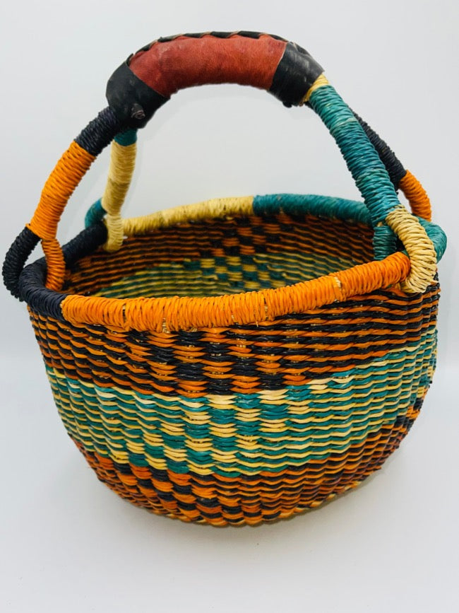 African Small Round basket/Bolga Round Basket/Ghana basket