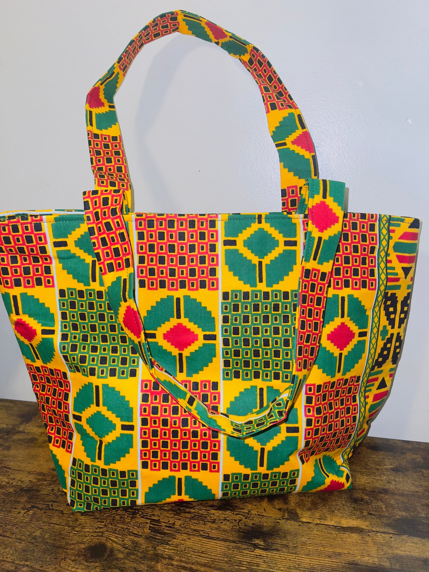 Multipurpose Ankara tote bag
