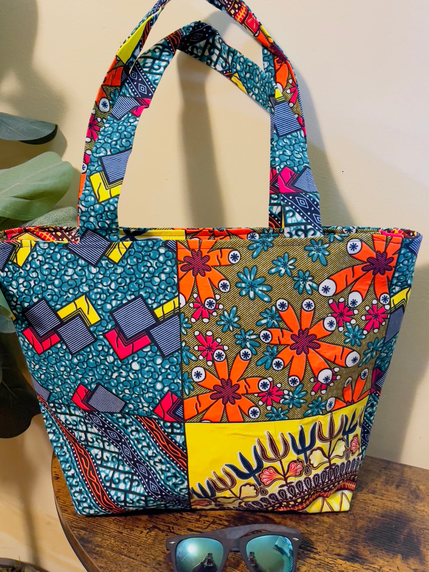 Multipurpose Ankara tote bag